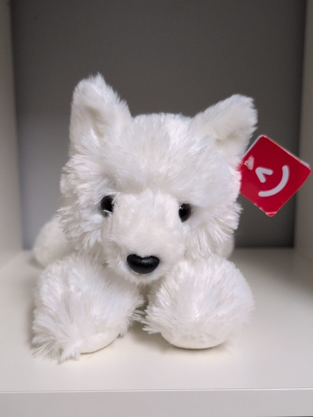 Aurora Arctic Fox Plush BNWT Flopsie Soft Collectible White Fox 14"